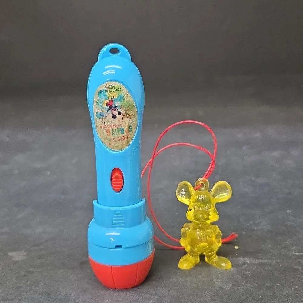 Vintage Walt Disney Mickey Mouse Bicycle Bell w/Clamp With Misc‎ Collectibles